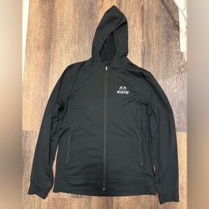 KUIU Black Hooded Zip Jacket